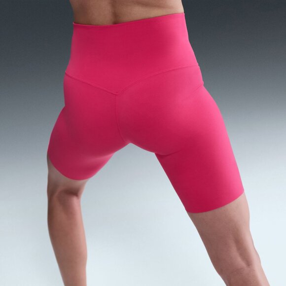 Women Nike Zenvy Gentle Support High Waisted 8" Biker Shorts - Picture 2 of 3